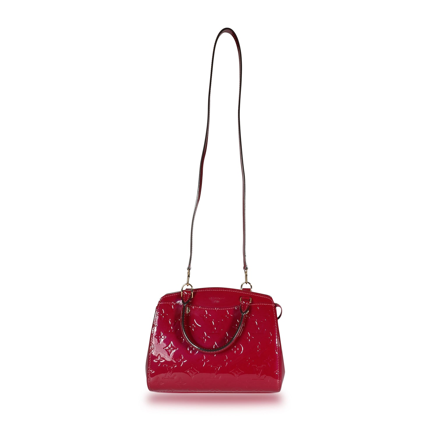 Louis Vuitton Louis Vuitton Magenta Monogram Vernis Brea PM