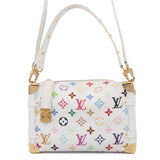 LOUIS VUITTON LV x TM Side Trunk WhiteM14046 Monogram?Multicolor Size MM