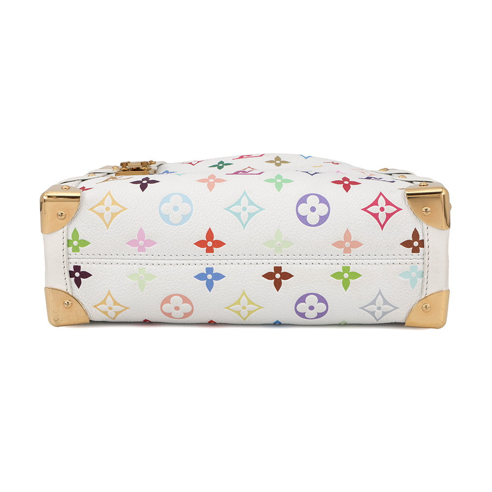 LOUIS VUITTON LV x TM Side Trunk WhiteM14046 Monogram?Multicolor Size MM