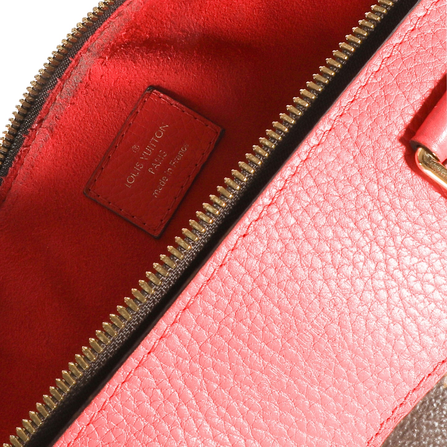 Louis Vuitton Louis Vuitton Poppy Leather & Monogram Canvas Retiro Satchel