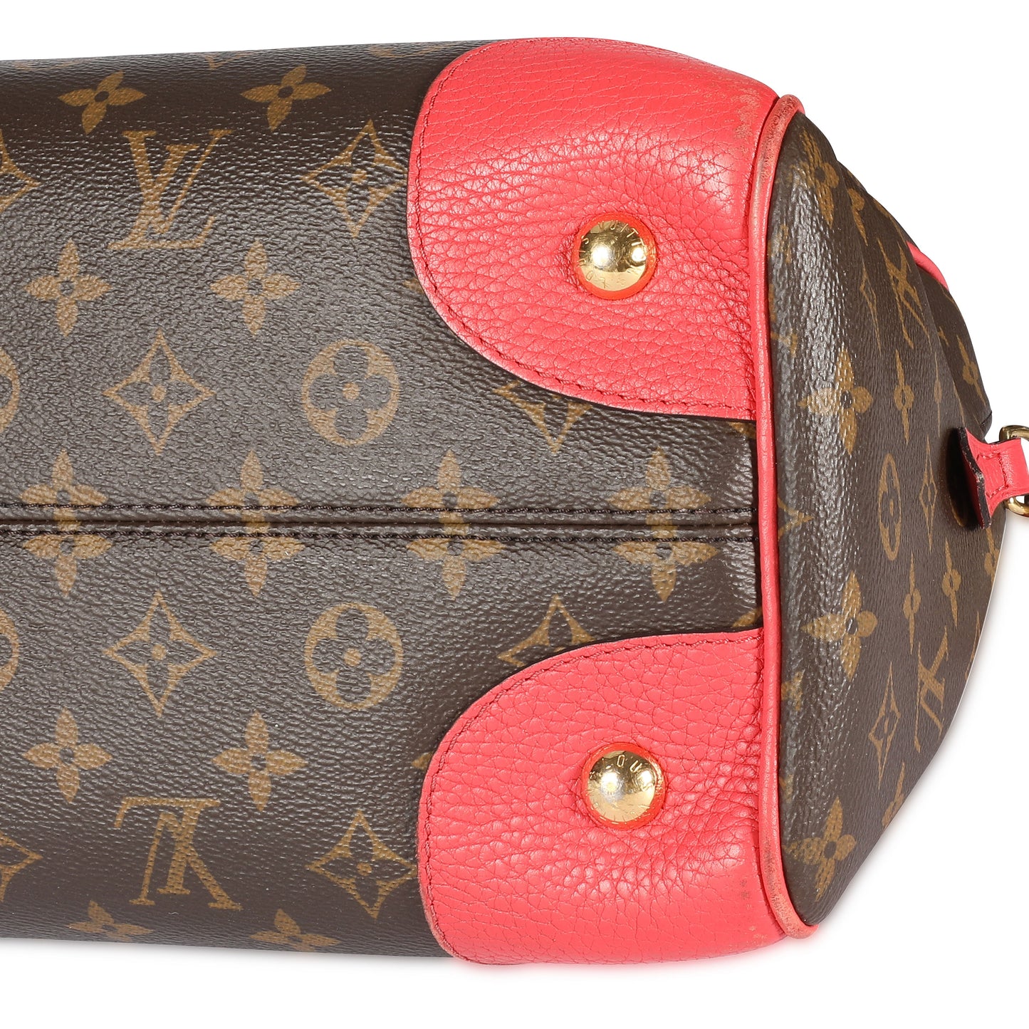 Louis Vuitton Louis Vuitton Poppy Leather & Monogram Canvas Retiro Satchel