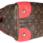 Louis Vuitton Louis Vuitton Poppy Leather & Monogram Canvas Retiro Satchel