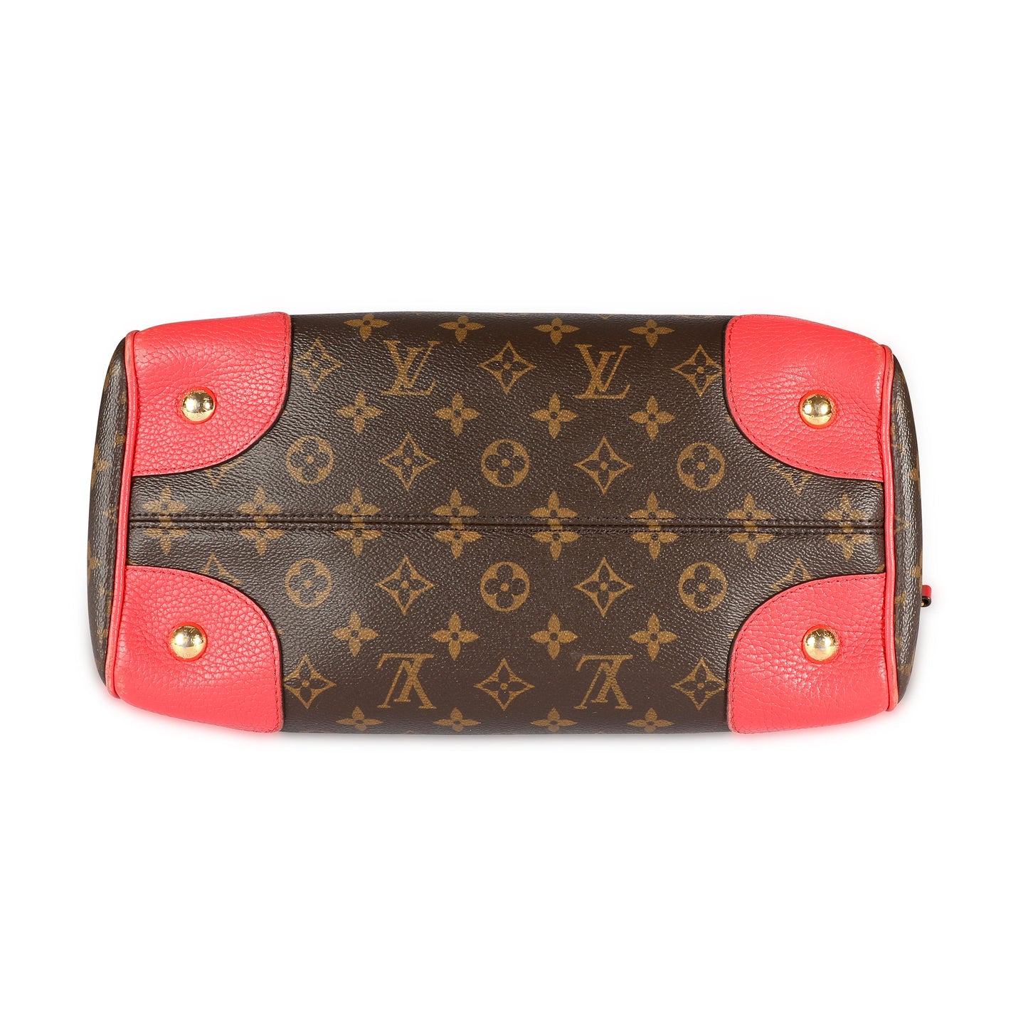 Louis Vuitton Louis Vuitton Poppy Leather & Monogram Canvas Retiro Satchel