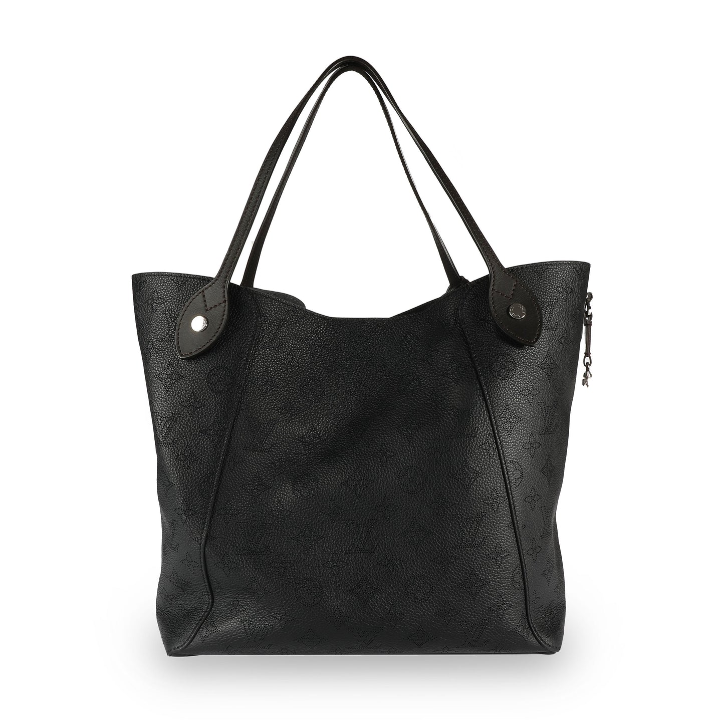 Louis Vuitton Louis Vuitton Black Mahina Leather Hina MM