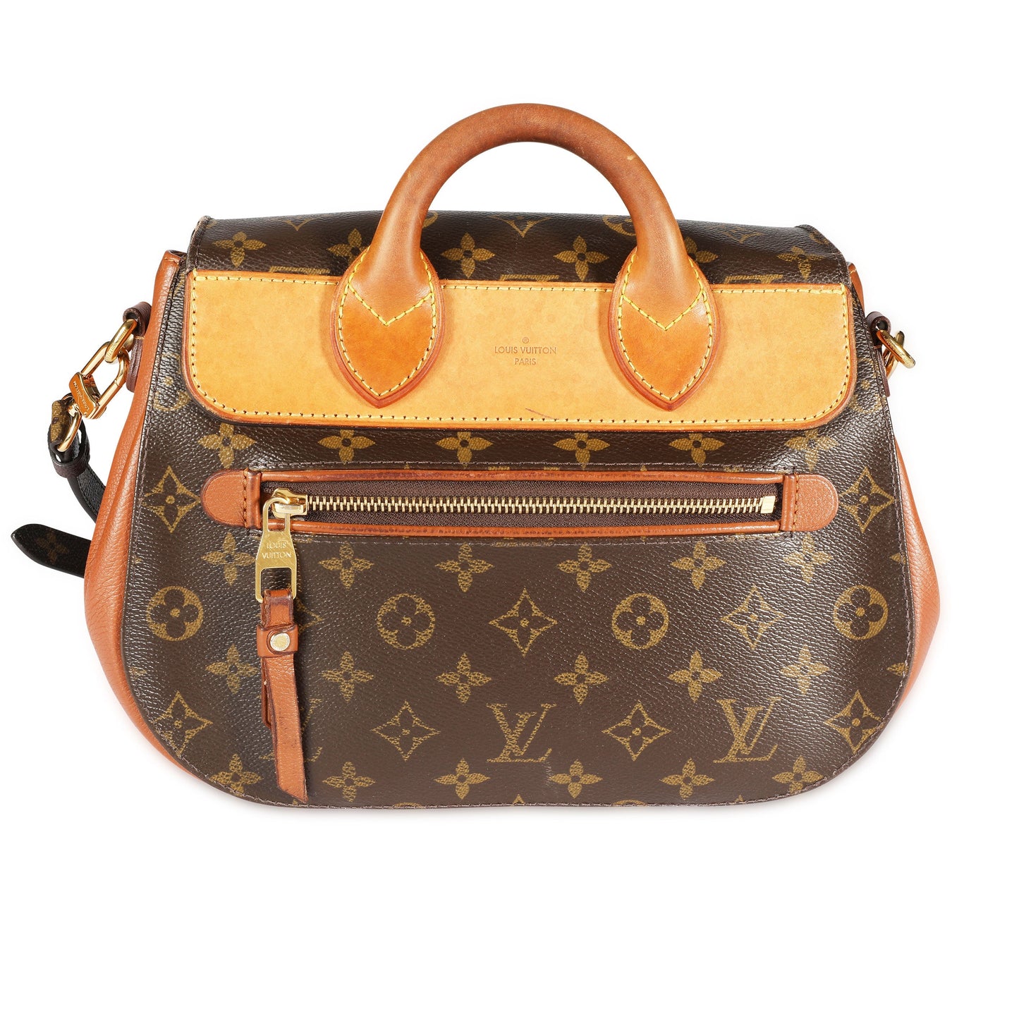 Louis Vuitton Louis Vuitton Monogram Canvas & Camel Leather Eden MM