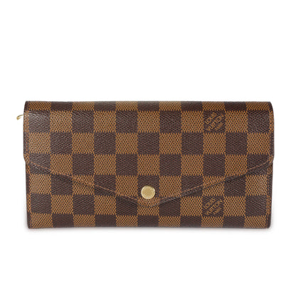 Louis Vuitton Louis Vuitton Damier Ebene Sarah Wallet