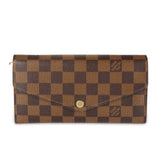 Louis Vuitton Louis Vuitton Damier Ebene Sarah Wallet