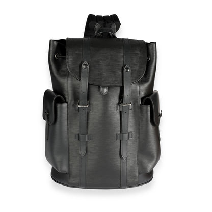 Louis Vuitton Louis Vuitton Black Epi Leather Christopher PM Backpack