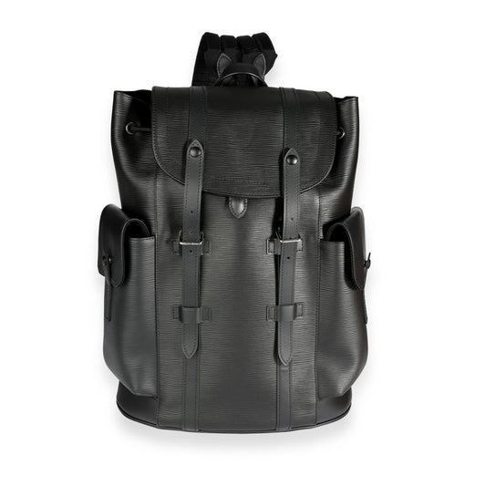 Louis Vuitton Louis Vuitton Black Epi Leather Christopher PM Backpack