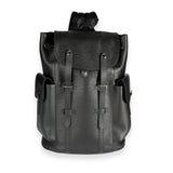 Louis Vuitton Louis Vuitton Black Epi Leather Christopher PM Backpack