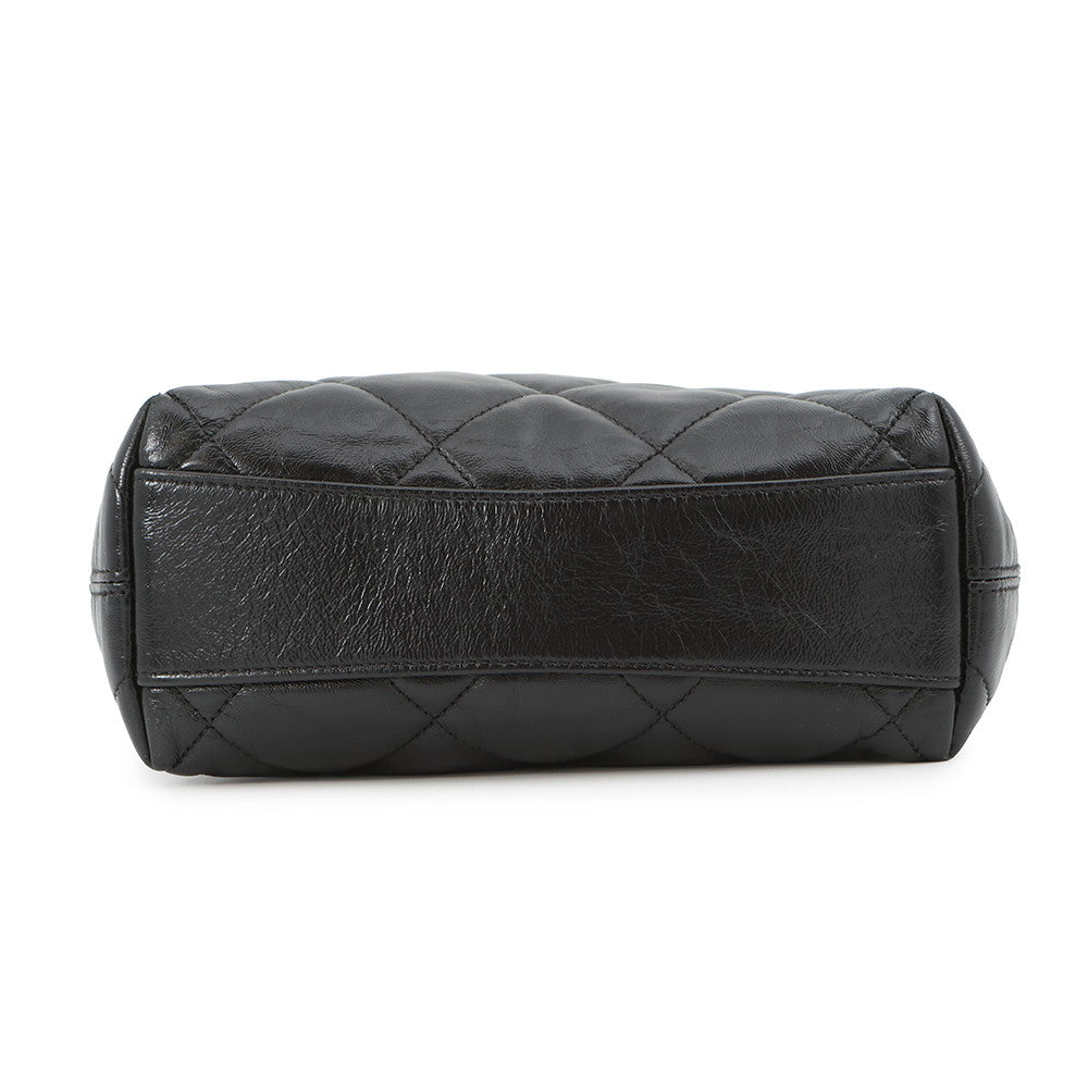 CHANEL Hobo Bag BlackAS4922 Shiny Lambskin Size Small