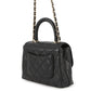 CHANEL Matelasse Coco Handle 2WAYHandbag BlackAP4244 Caviar Leather Size Mini mini