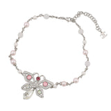 CHANEL Métiers d'Art Collection Butterfly Choker SilverABG135 Metal Rhinestone Faux Pearl
