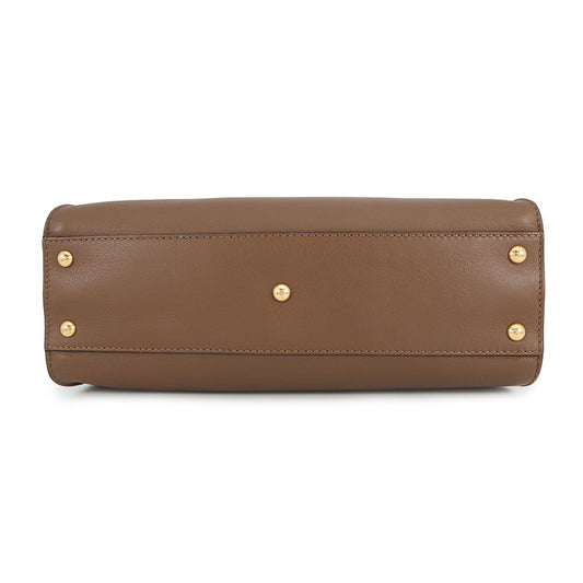 FENDI Peekaboo Selleria Brown8BN290 Leather Size regular