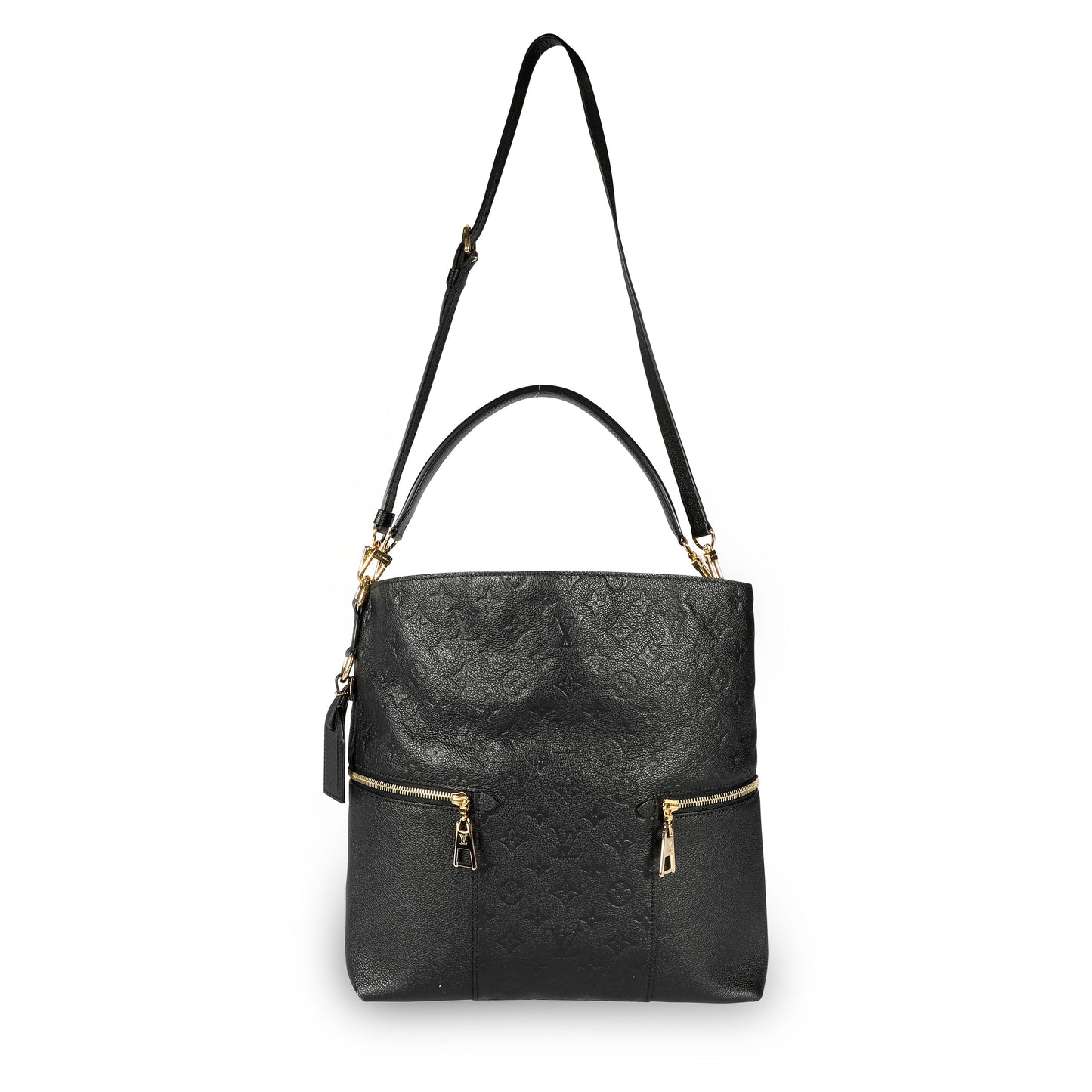 Louis Vuitton Louis Vuitton Black Monogram Empreinte Leather Mélie Bag