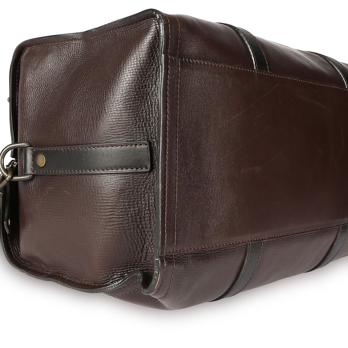Louis Vuitton Louis Vuitton Brown Utah Leather Comanche Duffle Bag