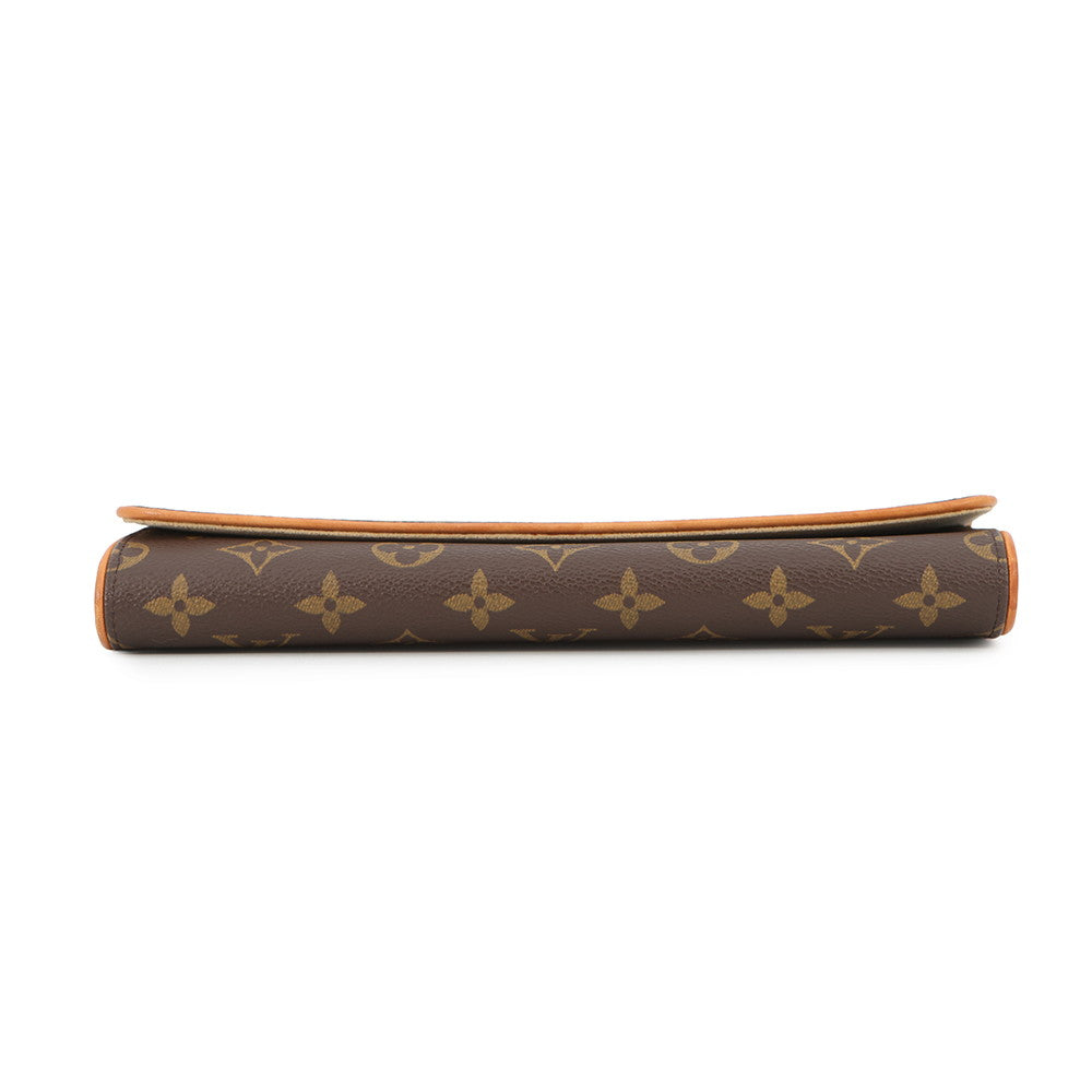 LOUIS VUITTON Pochette Twin BeigeM51852 Monogram Size GM
