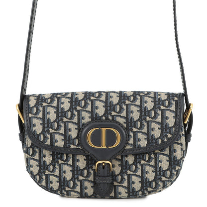 Dior Bobby East West NavyM9335UTZQ Cotton Calf Leather