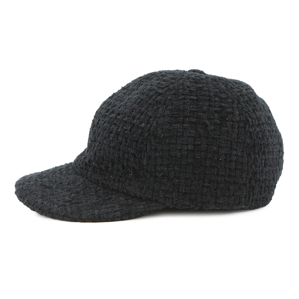 CHANEL Tweed cap Size M BlackAA8562 Cotton68% Wool 23% Silk5% Polyester3% Nylon1%