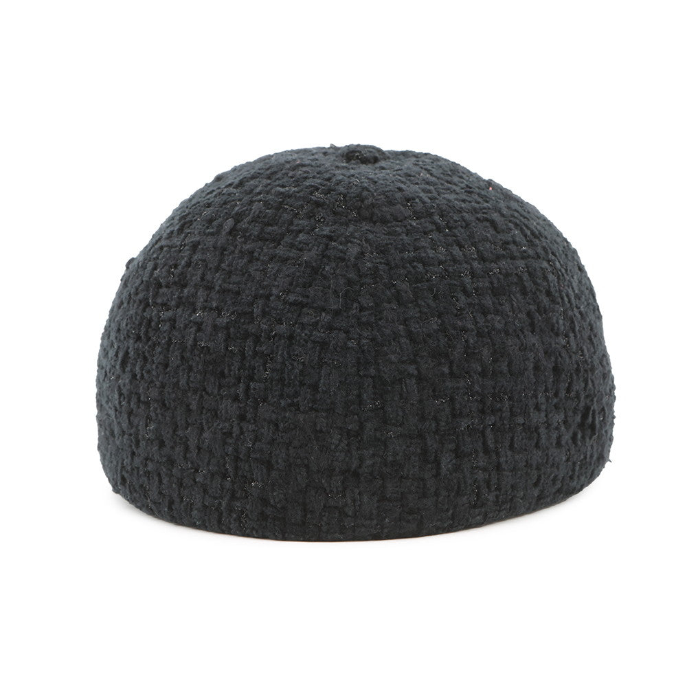 CHANEL Tweed cap Size M BlackAA8562 Cotton68% Wool 23% Silk5% Polyester3% Nylon1%