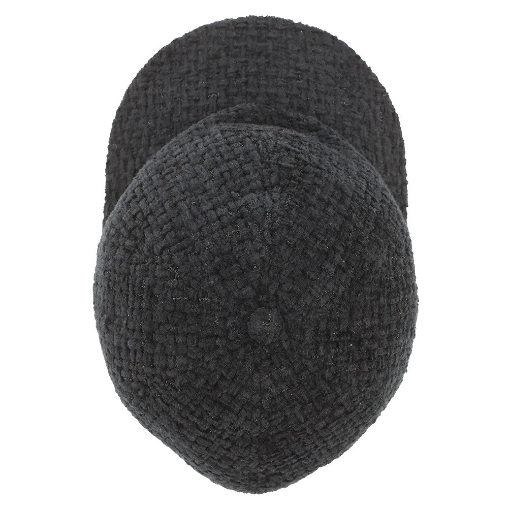 CHANEL Tweed cap Size M BlackAA8562 Cotton68% Wool 23% Silk5% Polyester3% Nylon1%