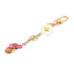 LOUIS VUITTON Vivienne Hawaii Chain Bag Charm Pink/WhiteM01356 Wood Metal