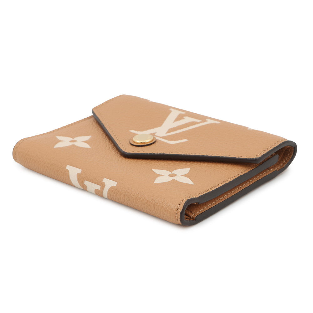 LOUIS VUITTON Portefeuille Victorine Arizona/BeigeM81459 Monogram Empreinte Leather