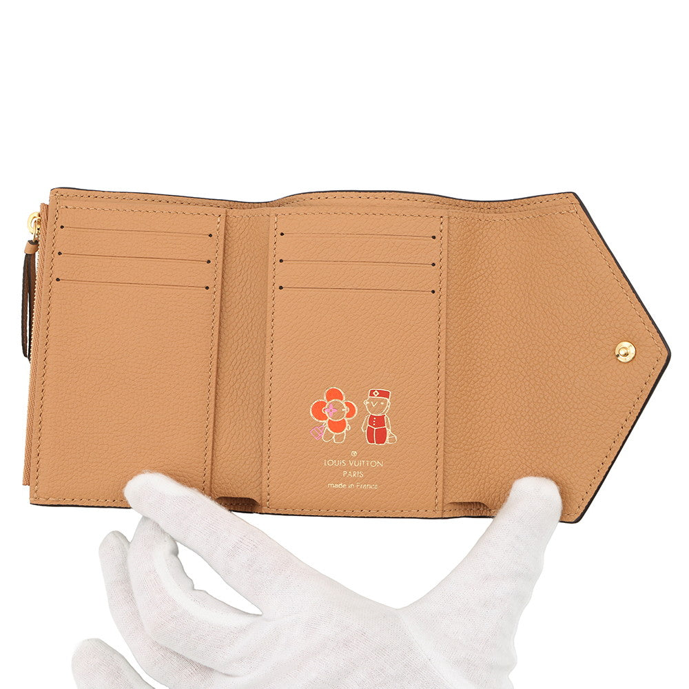 LOUIS VUITTON Portefeuille Victorine Arizona/BeigeM81459 Monogram Empreinte Leather
