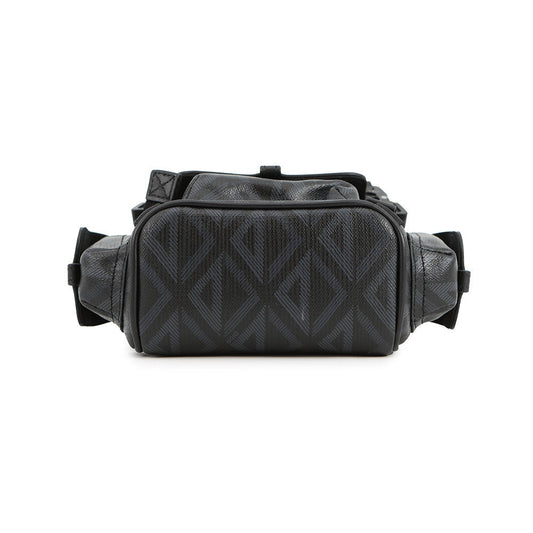 Dior Hit the Road Mini Backpack Shoulder Bag Black PVC Coated Canvas
