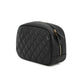 CHANEL Matelasse CC Logo Pouch BlackA80910 Caviar Leather