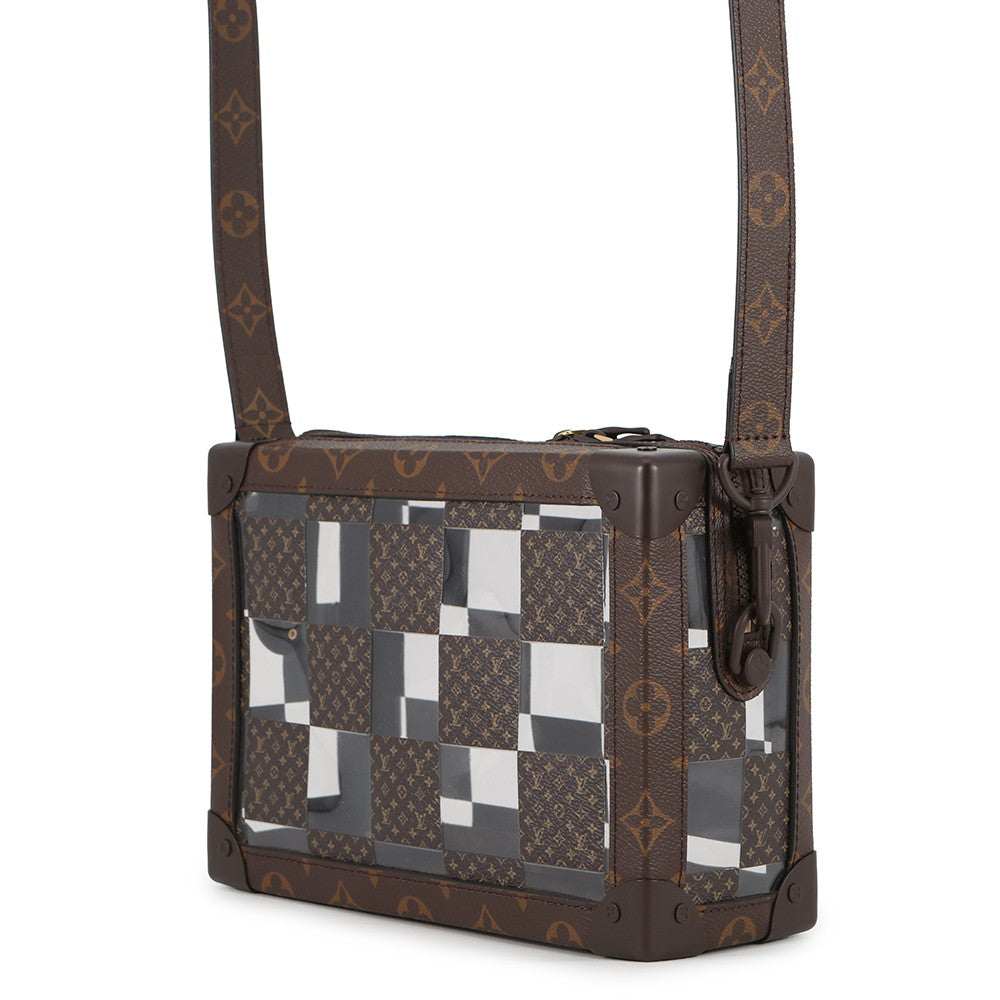 LOUIS VUITTON Slim/Soft Trunk Brown/TransparentM20871 Monogram Chess PVC