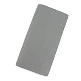 LOUIS VUITTON Portefeuille Brazza GlacierGray/Navy BlueM25966 Taiga Leather