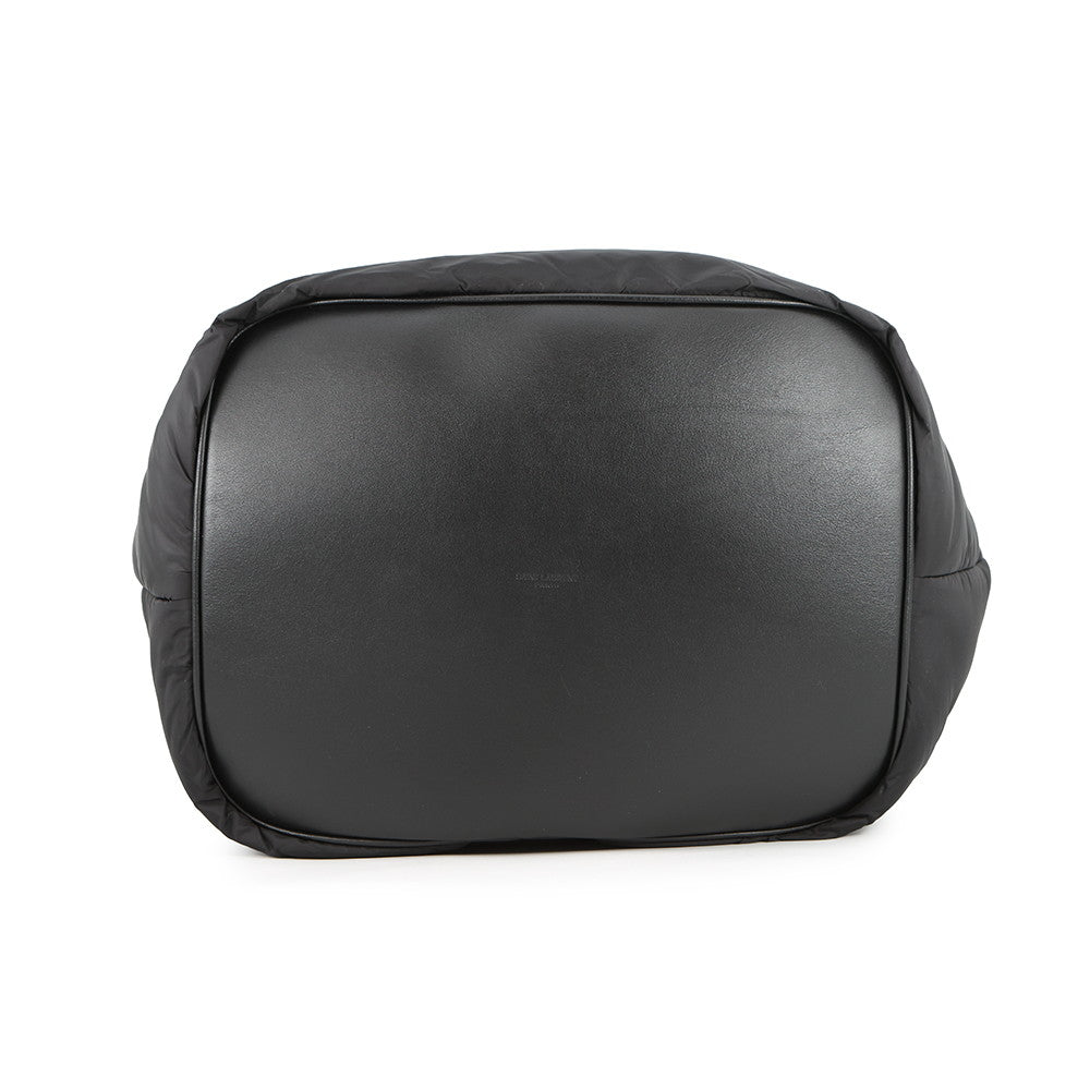 SAINT LAURENT PARIS Rive Gauche One Shoulder Bag Black734682 Nylon Leather