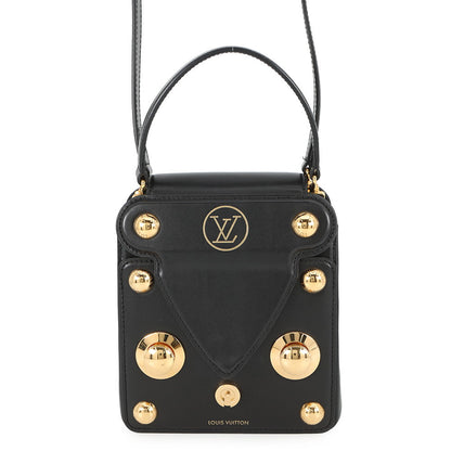 LOUIS VUITTON S Lock Bag NoirM82214 Calf Leather Size XL