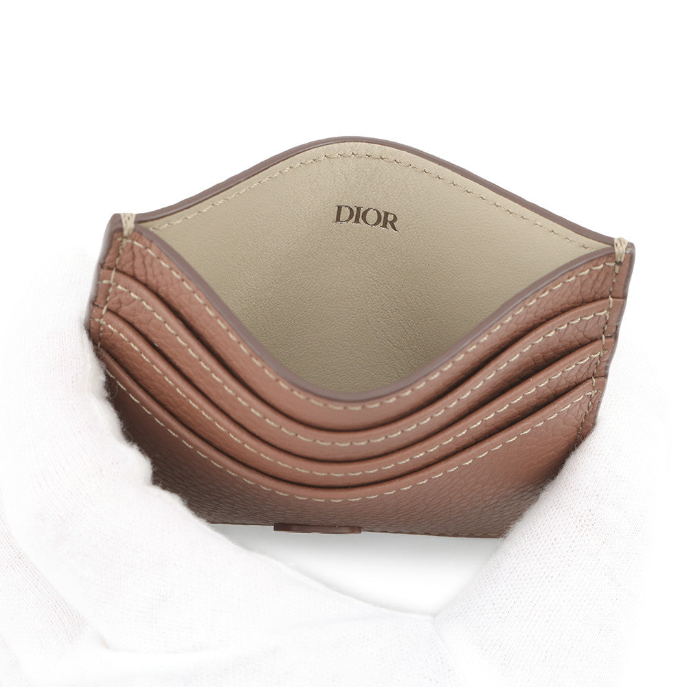 Dior CDIcon Card Case Brown2ESCH135CDI Calf Leather