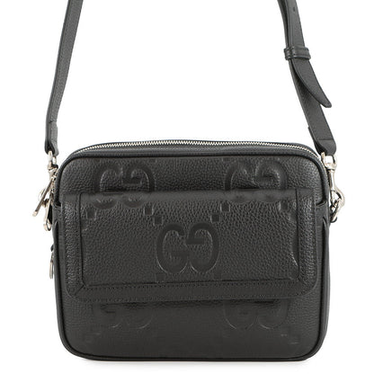 GUCCI Jumbo GG Small Cross Body Bag Black794088 Leather