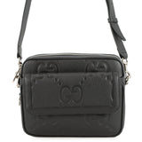 GUCCI Jumbo GG Small Cross Body Bag Black794088 Leather