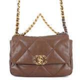 CHANEL 19 ChainShoulder Bag BrownAS1160 Lambskin