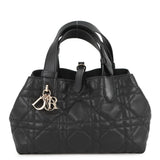 Dior TouJules Macrocannage Handbag BlackM2822OSNW_M900 Calf Leather Size Small