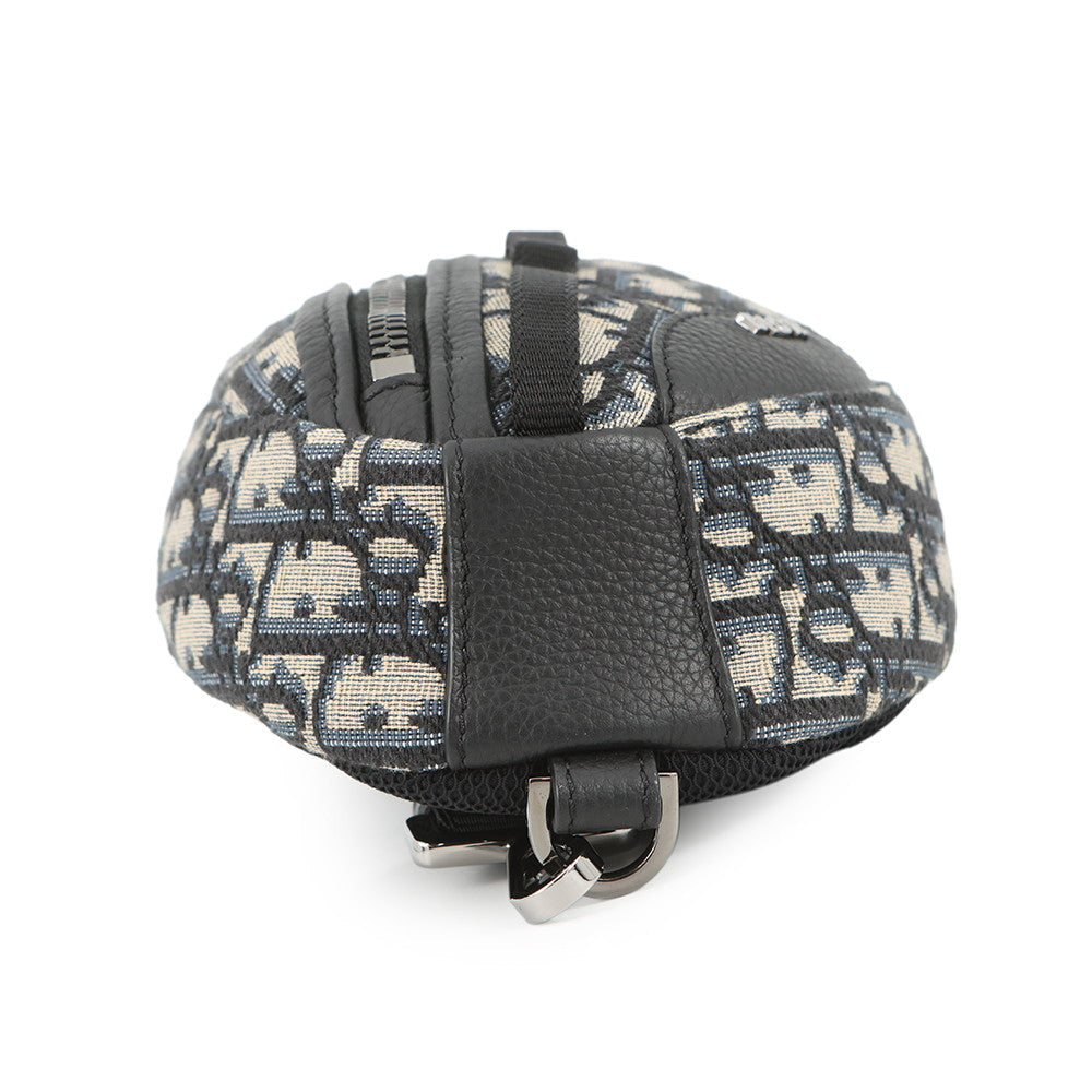 Dior Oblique SCARAB Crossbody Bag Black/Beige2ESBC311YKY Canvas Size Mini