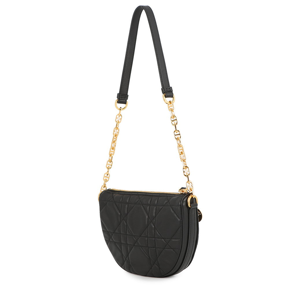 Dior Dior Star Macrocannage One Shoulder Bag BlackS3206UDBB Lambskin Faux Pearl