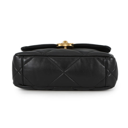 CHANEL CHANEL 19 ChainShoulder Bag BlackAS1160 Lambskin