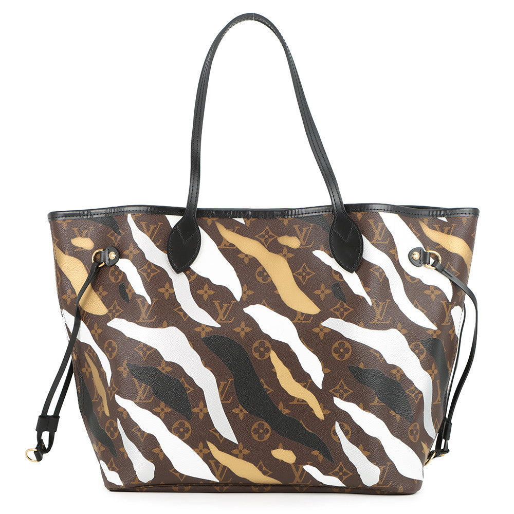 LOUIS VUITTON Neverfull Brown/BeigeM45201 Monogram Size MM