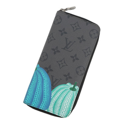 LOUIS VUITTON LVxYK Zippy Wallet Vertical GrayM81971 Monogram Eclipse Reverse