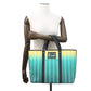 LOUIS VUITTON Weekend tote Green/YellowN59919 Damier stripe Size PM
