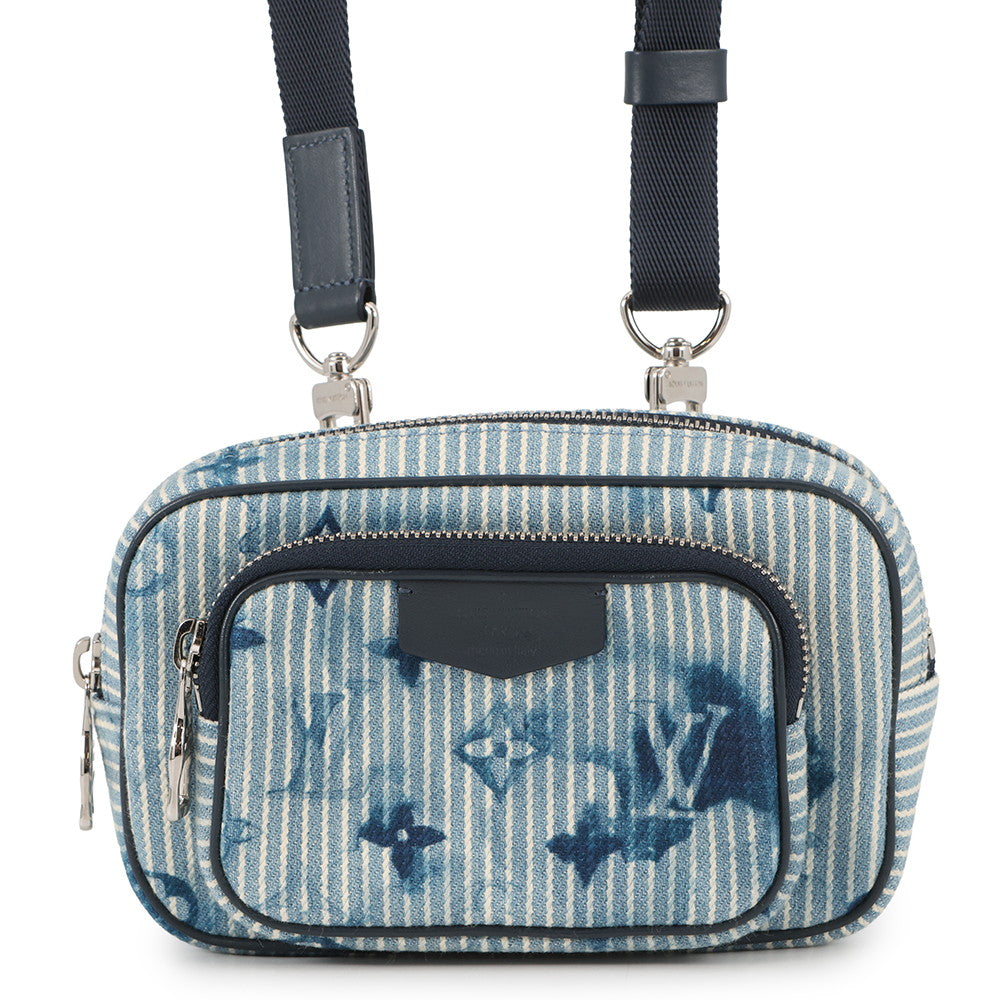 LOUIS VUITTON Outdoors / Pochette BlueM80462 Monogram Watercolor