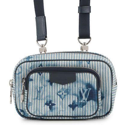 LOUIS VUITTON Outdoors / Pochette BlueM80462 Monogram Watercolor