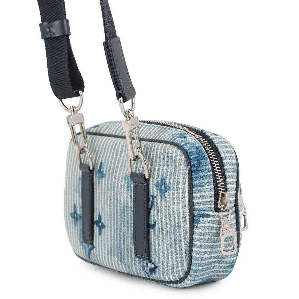 LOUIS VUITTON Outdoors / Pochette BlueM80462 Monogram Watercolor