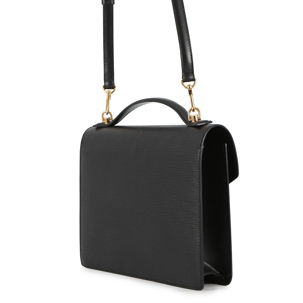 LOUIS VUITTON Monceau NoirM52122 Epi Leather
