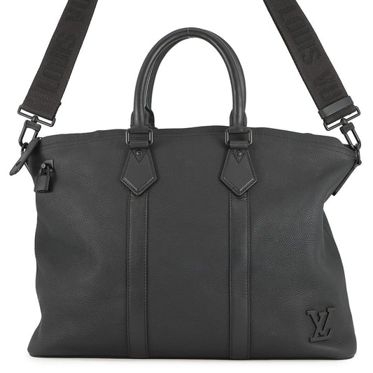 LOUIS VUITTON Lock It NoirM59158 Taurillon Leather LV Aerogram